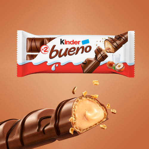 Chocolate Kinder Bueno, Caixa Com 30 Pacotes De 43g