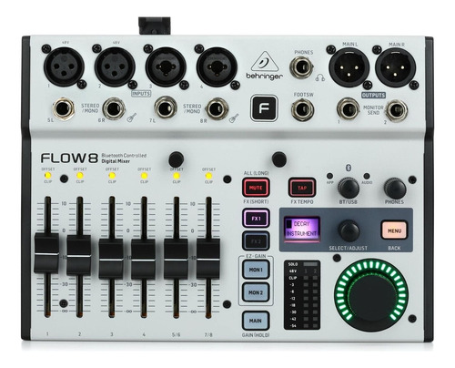 Behringer Flow 8 8-input Digital Mixer With Bluetooth