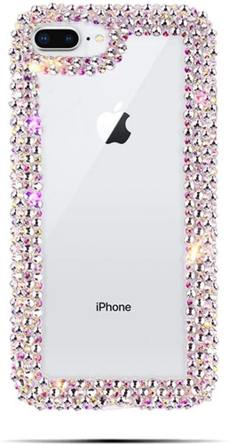 Funda Para iPhone 7 Plus | Transparente/brillante/glitter