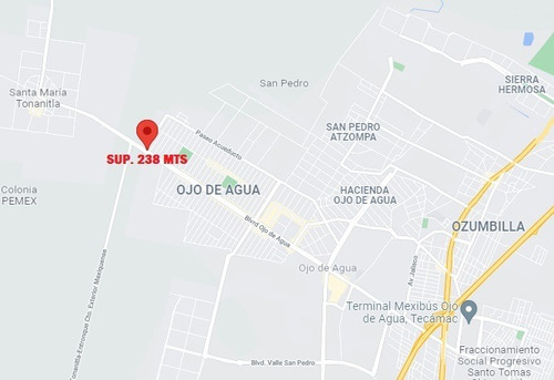 Imagen 6 de 6 de Terreno Ojo De Agua Tecámac Edo. Mex. Sup. 238 Mts