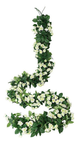 S 4 Artificiales Peonía Follaje Guirnalda Flores Colgante