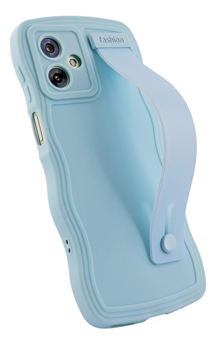 Funda Outlet Silicona Con Correa Rigida Felpa Para Moto G54