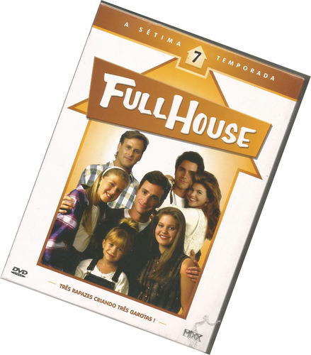 Três É Demais (full House) 7a Temporada - 4 Dvds Lacrado