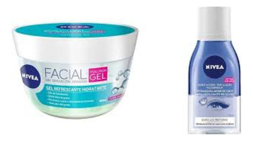 Set Nivea Desmaquillante Bifásico + Gel Ácido Hialurónico