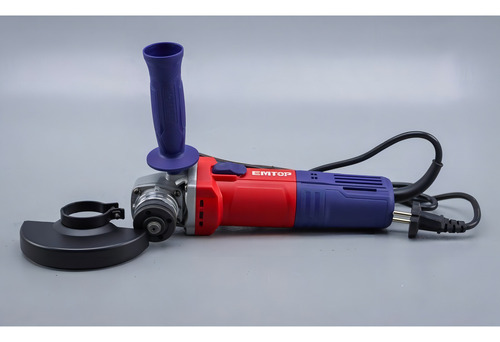 Esmerilhadeira Angular Emtop EAGR09051 4.1/2" 125mm 750w 220V Cor Azul e Vermelho