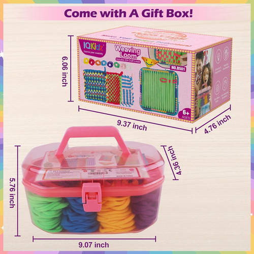 Kit De Telar Para Niños, Ideal Para Niñas De 6 A 1