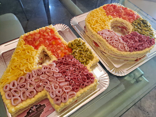 Torta Salada, Sandwich De Miga, La Letra Que Quieras!!