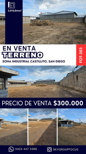 Francys Sanchez Vende Terreno Plano Ubicado En La Zona Industrial De Castillito San Diego