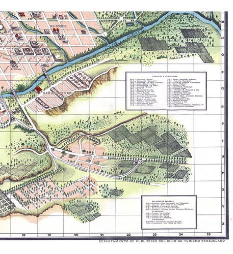 Plano Monumental De Caracas De Ramón Sosa Año 1935