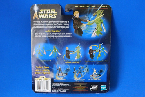 Anakin Skywalker Slashing Action Star Wars (Usado)