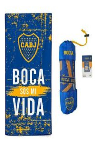Toallón Secado Rapido Boca Juniors 150x70cm 100%microfibra 1