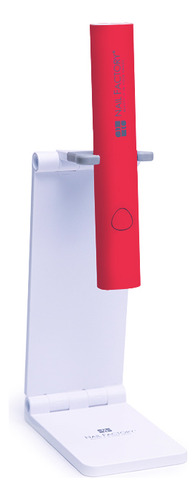 Lámpara Led Xpress Gel Pocket Lamp Nail Factory 3 Watts Color Rojo