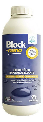 Bellinzoni impermeabilizante block+ nano hidro e óleo 1L