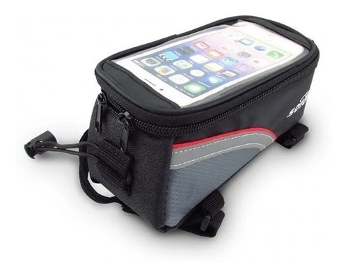Imagen 4 de 4 de Estuche Maleta Bolso Alforja Porta Celular Bicicleta Grande