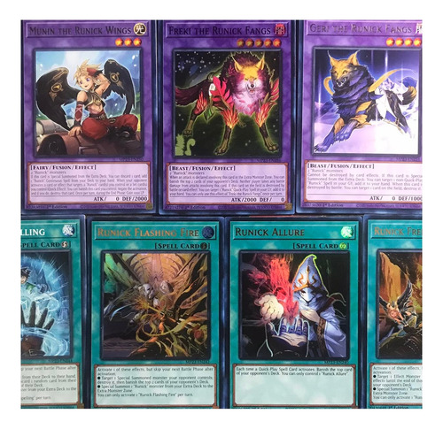 Set Combo Runick Inglés Yu-gi-oj! Original Konami