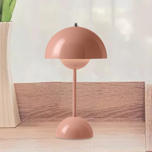 Lámpara De Mesa Regulable, Luz De Escritorio Usb, Rosa
