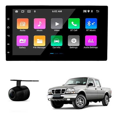 Central Multimídia Android 2gb Carplay Ford Ranger 98-01