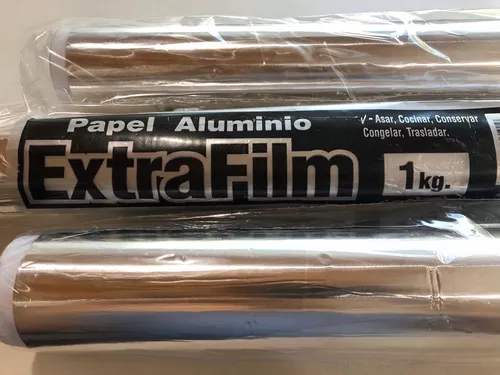 Rollo Papel Aluminio Cocina Gastronomico 38 Cm X 1 Kg Grueso