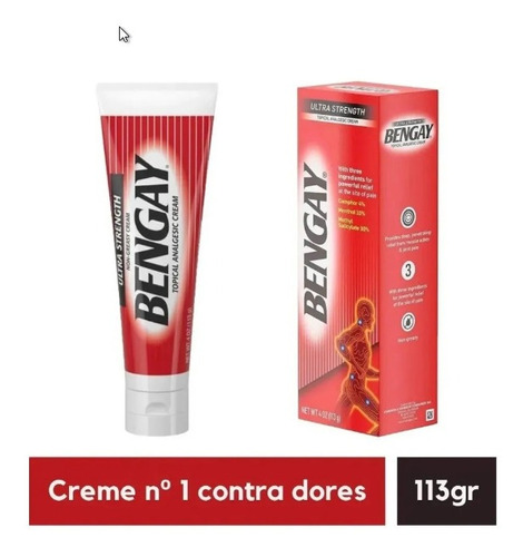 Pomada Bengay 113g Ultra Strenght 100% Original / Importada