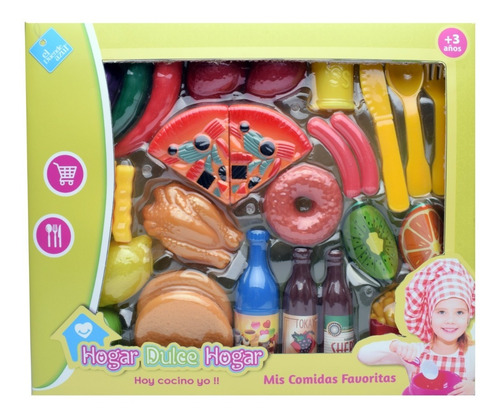 Imagen 1 de 4 de Juego De Comidas Rapidas, Verduras Mas Acces El Duende Azul