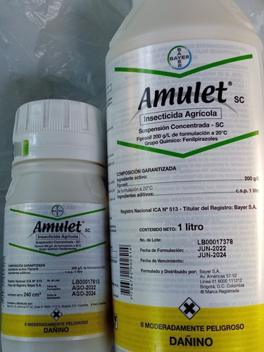 Imagen 1 de 5 de Insecticida Amulet Original Bayer Antes Regent (fipronil)