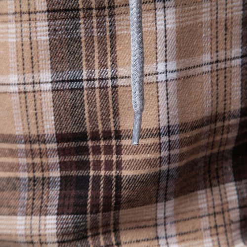 Camisa De Manga Larga Con Botones Suaves A Cuadros A Cuadros