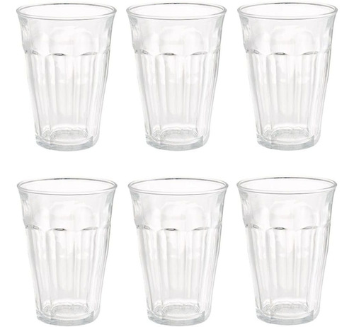 Duralex Picardie Vaso De Vidrio Vasos 12.5fl Oz Gafas Transp