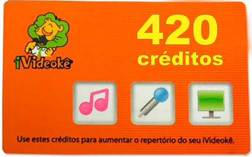 Promoção Videokê Cartão 420 Créditos 