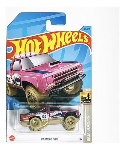 Hot Wheels '87 Dodge D100 Baja Blazers