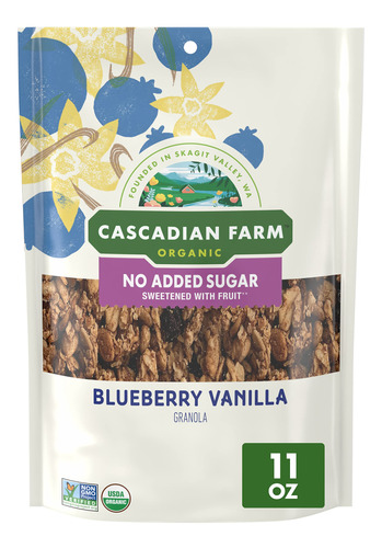 Cascadian Farm Granola Organica Sin Azucar Anadida, Cereales