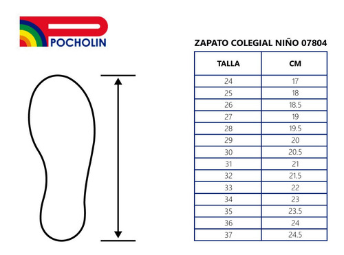 Imagen 7 de 8 de Zapatos Escolares Niños Pocholin