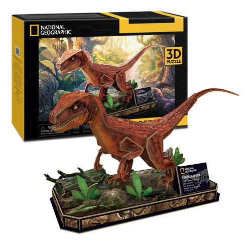 Rompecabeza 3d Nat Geo Velociraptor