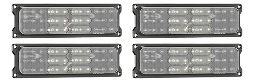 4 Luces Estroboscópicas De Emergencia, 36 Luces Led De Adver