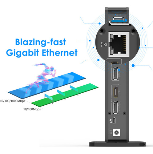 Docking Station Displaylink Wavlink 2 Monitores 4k 5k