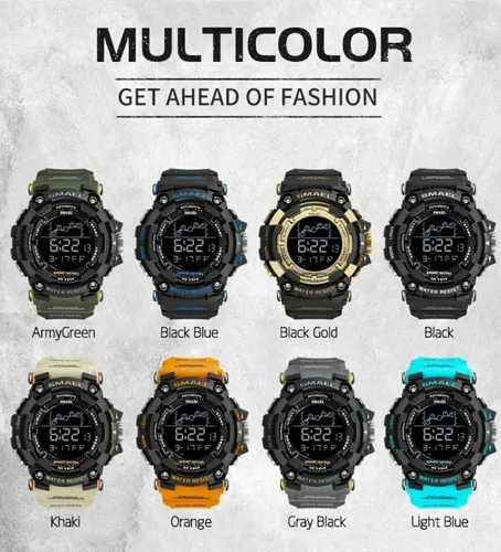 Reloj Smael Tactico Militar Nuevo Modelo 1802