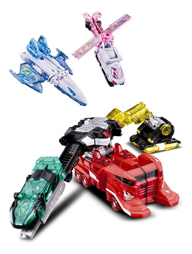 Set De Juguetes Robóticos Bandai Mashin Sentai Kiramager Dx