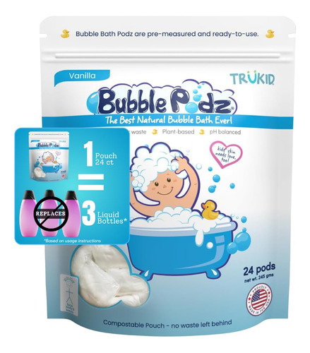 Trukid Bubble Podz - Bano De Burbujas Para Bebes Y Ninos, Bo