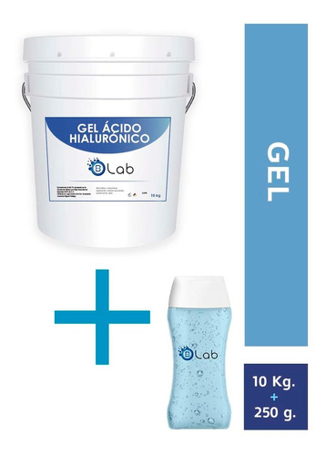 Set Gel Ácido Hialuronico 10 Kg+ Gel Ah 250 Ml Biolab