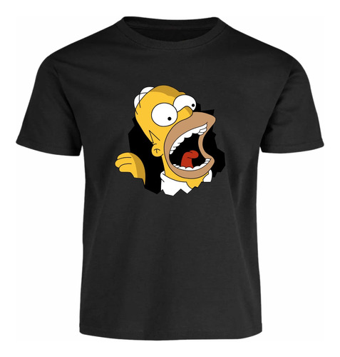 Playera Los Simpsons Homero M4 Todas Las Tallas Dtf