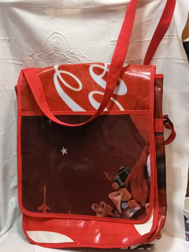 Coca Cola Bolso Morral Reciclado De Paraguay