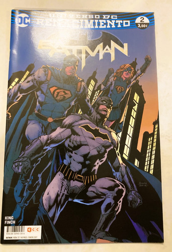 Comic Dc: Universo Dc Renacimiento - Batman #2. Ed. Ecc