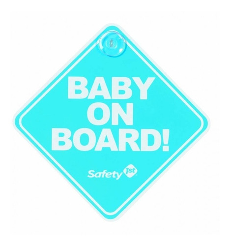 Baby On Board Letrero Safety 1st Azul Bebé A Bordo