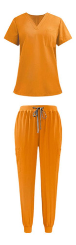 Conjunto De Uniforme Médico Para Mujer, Camiseta Suave Y