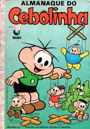 Almanaque Do Cebolinha 5 - Globo 05 - Bonellihq Cx40 F21