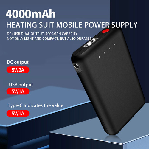 2 Pilas Recargables De 4000 Mah, 10 W, 5 V, 2 Unidades, Para