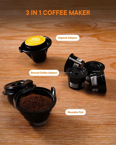 Cafetera 3 En 1 Para Cápsulas Y Café Molido 40 Oz