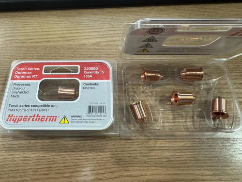 Bico De Corte Plasma 105a 220990 Hypertherm - Kit 20 Pçs