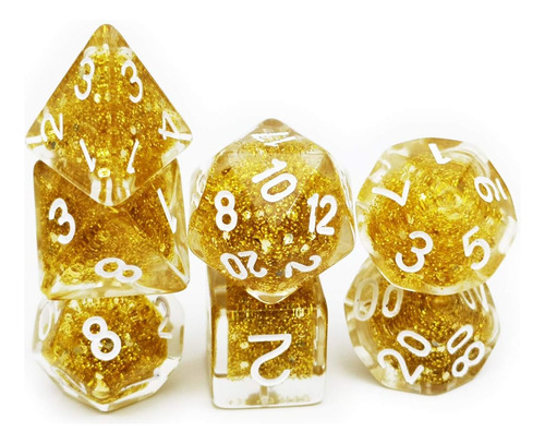 Juego De Dados Pjoy, Para Calabozos Y Dragones, De Resina