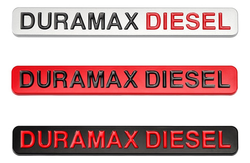 Duramax Diesel Emblemas De Metal Insignias Para Compatible