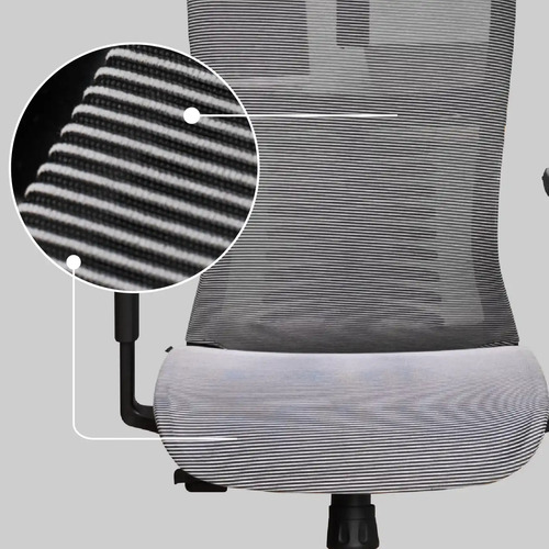 Cadeira De Escritório Ergonômica Vertta Cinza Elements